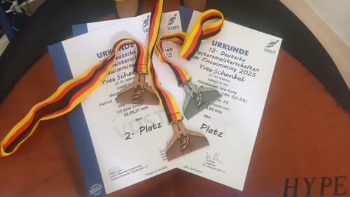 1 mal Platz 2 und zeimal Platz 3!